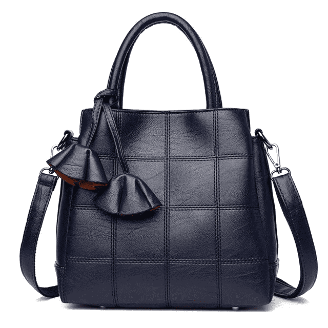Versatile High Quality Luxury Leather Shoulder Bag for Women Shoulder Bags VANDERWAH BAISE Store BLUE
