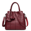 Versatile High Quality Luxury Leather Shoulder Bag for Women Shoulder Bags VANDERWAH BAISE Store RED WINE