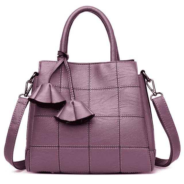Versatile High Quality Luxury Leather Shoulder Bag for Women Shoulder Bags VANDERWAH BAISE Store TARO PURPLE