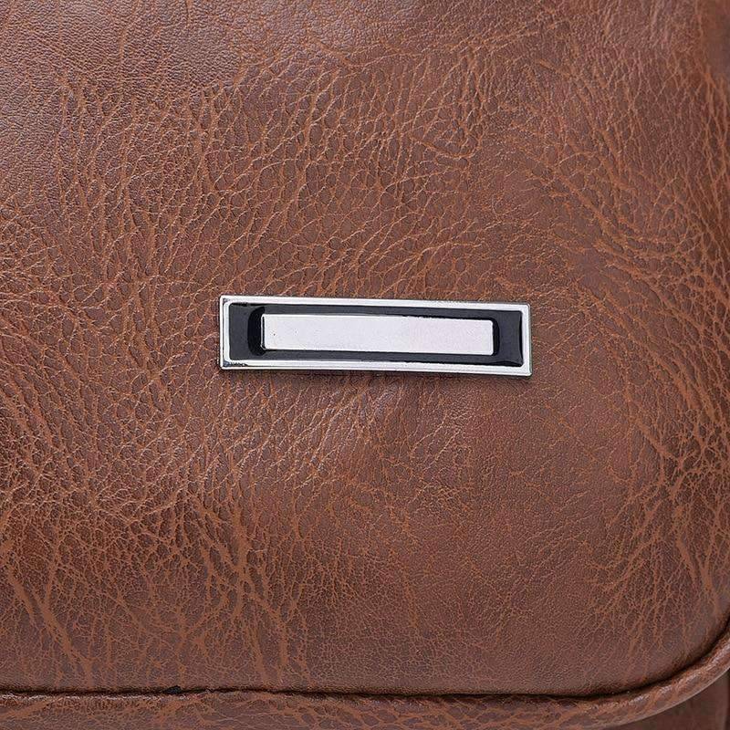 Versatile Leather Fashioned Oxford Soft Crossbody Bag for Men and Women Crossbody Bags runningtiger Schoolbag Store