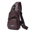 Versatile Leather Fashioned Oxford Soft Crossbody Bag for Men and Women Crossbody Bags runningtiger Schoolbag Store DYZ888 Brown