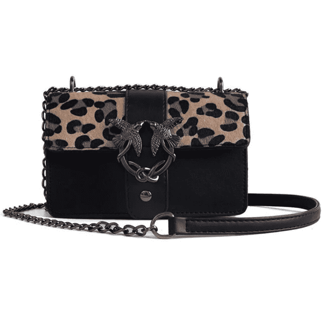 Versatile Leopard Designed Leather Shoulder Bag for Women Shoulder Bags Elegent Handbag Store Leopard