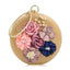 Versatile Round Flower Crafted Leather Clutch Bag for Women Clutches Milisente Store Beige