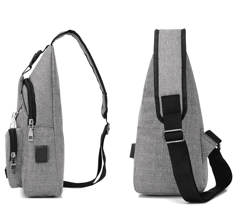 Versatile Sling Shoulder Nylon Solid Crossbody Bag for Men and Women Crossbody Bags Cooperate Happily Store