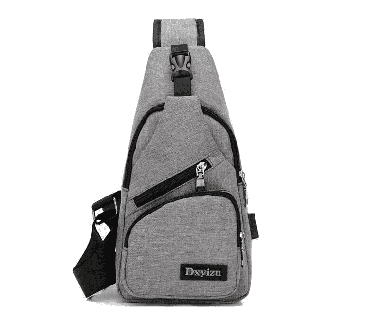 Versatile Sling Shoulder Nylon Solid Crossbody Bag for Men and Women Crossbody Bags Cooperate Happily Store