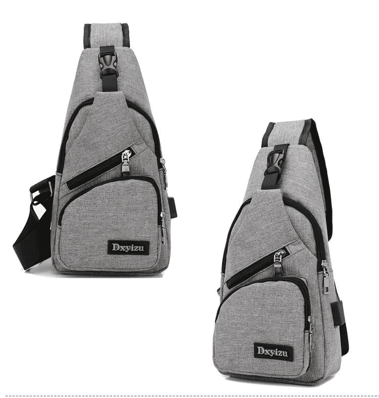 Versatile Sling Shoulder Nylon Solid Crossbody Bag for Men and Women Crossbody Bags Cooperate Happily Store