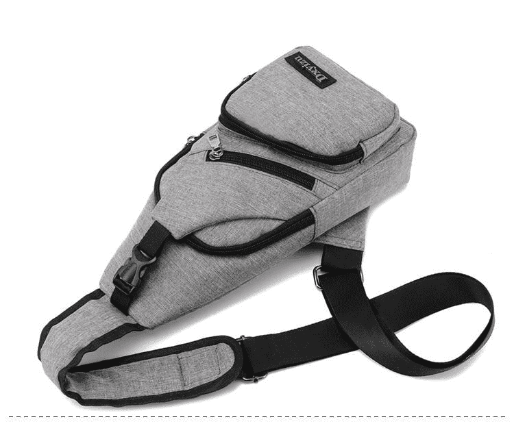 Versatile Sling Shoulder Nylon Solid Crossbody Bag for Men and Women Crossbody Bags Cooperate Happily Store
