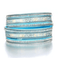 Vintage Crystal Stone Jewelry with Feather Design Wrap Bracelets IF ME Official Store BJDY723