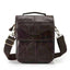 Vintage Genuine Leather Shoulder Crossbody Bag for Men Crossbody Bags GuangZhou CoolCow Leather Industry CO.,LTD brown