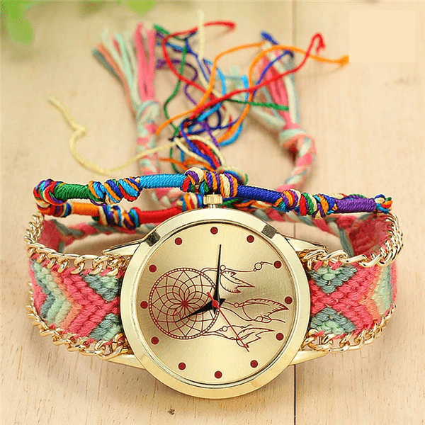 Vintage Handmade Women Friendship Dreamcatcher Watch Women's Watches Qstar Watch Store 2