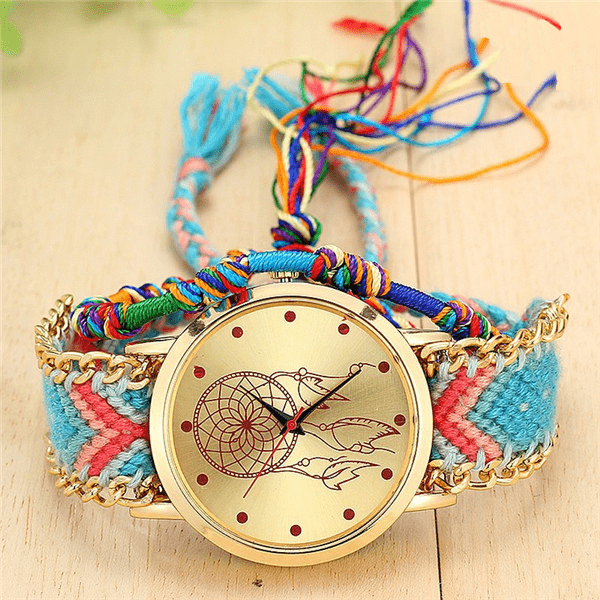 Vintage Handmade Women Friendship Dreamcatcher Watch Women's Watches Qstar Watch Store 7
