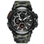 Water Resistant LED Display Digital Sports Watch For Men Sports Watches SMAEL Official Store Camo Army Green