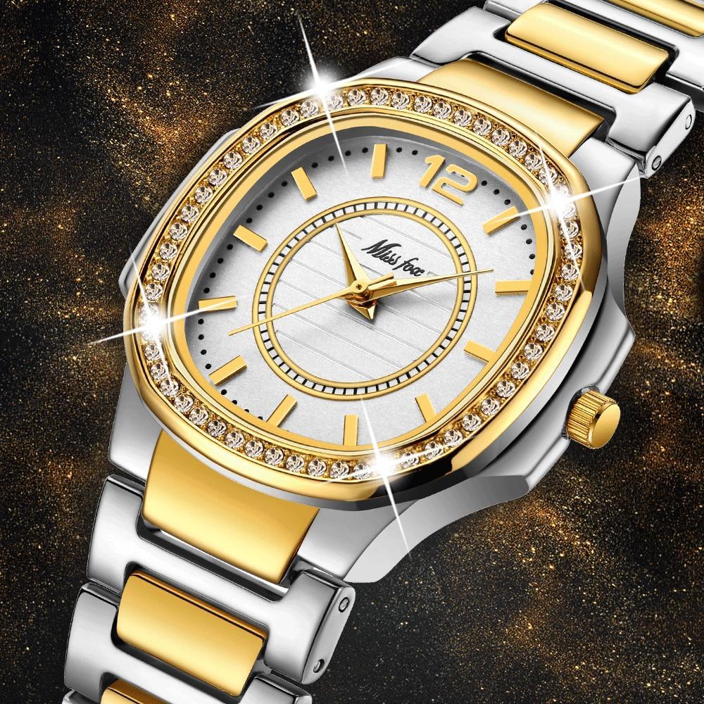 Water Resistant Quartz Wrist Watch Women's Watches miss fox Official Store