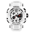 Water Resistant S Shock Casual LED Men's Sports Watch Sports Watches SMAEL Official Store White