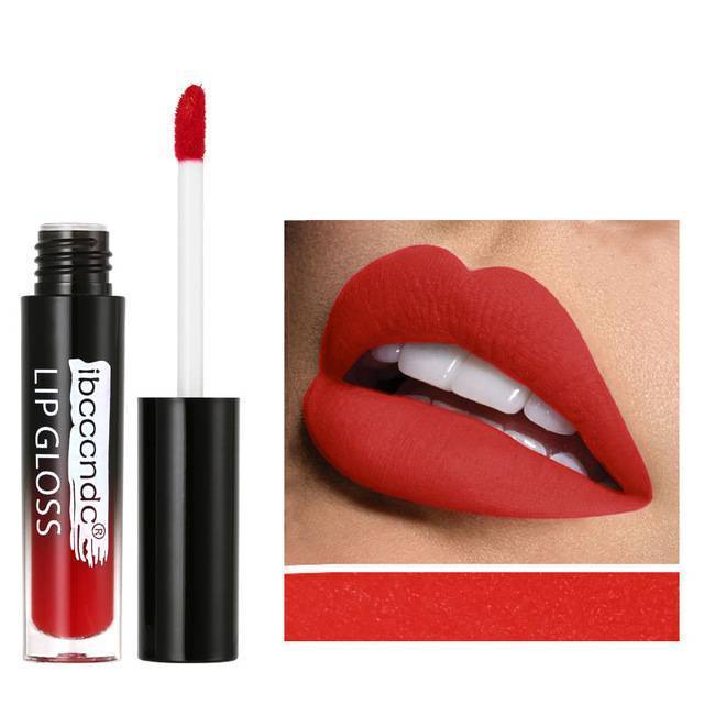 Waterproof Batom Velvet Liquid Lipstick Lip Gloss ibcccndc Official Store 01