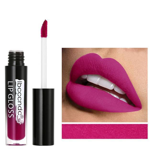 Waterproof Batom Velvet Liquid Lipstick Lip Gloss ibcccndc Official Store 04