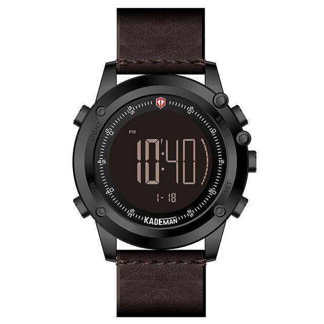 Waterproof Digital Watch Digital Watches KADEMAN Factory Store K698-B-W-BN