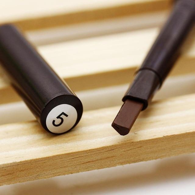 Waterproof Eyeliner Pencil With Brush Eye Shadow & Liner Combination Jane@ Store Dark Coffee
