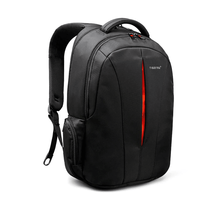 Waterproof Laptop Travel Backpack for Teenage Backpacks tigernu Store Black and Orange