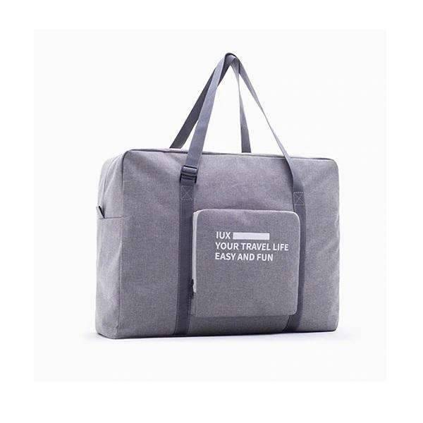 Waterproof Large Capacity Suitcase Folding Travel Bag Travel Bags NO.4 WHITE Store gray