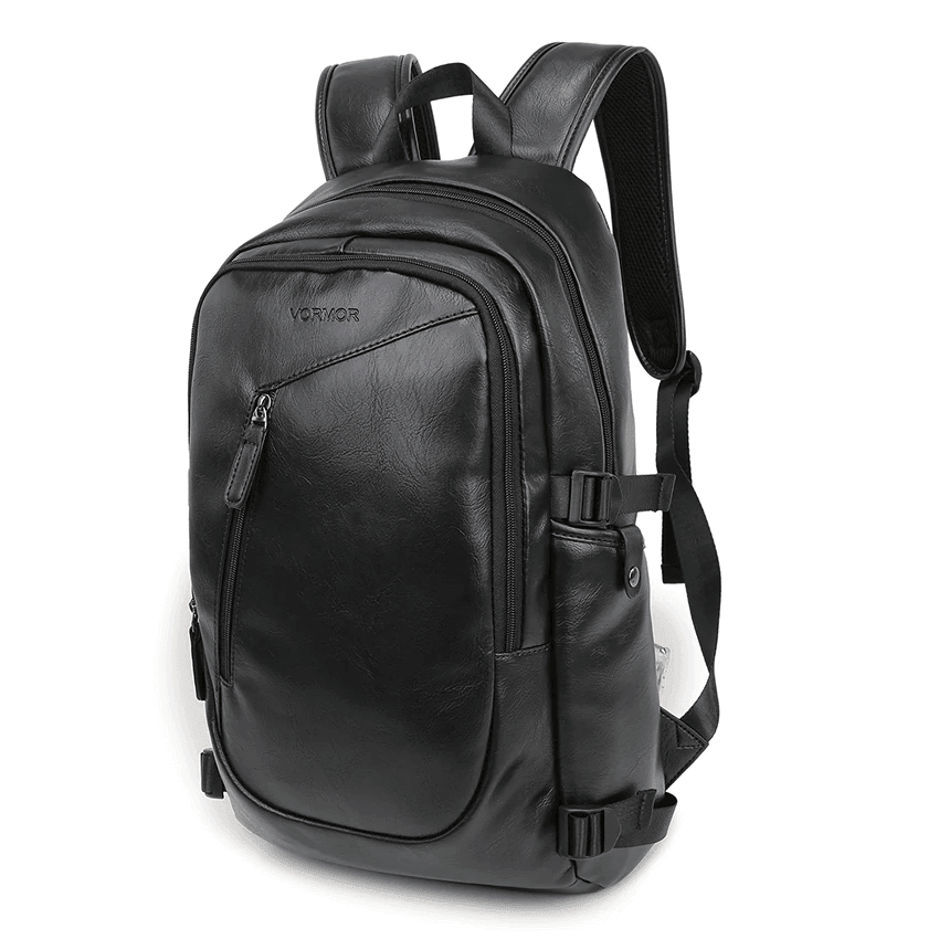 Waterproof Leather Laptop Backpack for Men Backpacks VORMOR Official Store
