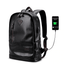 Waterproof Leather School Backpack Backpacks LIELANG Official Store LN5775-4 Black