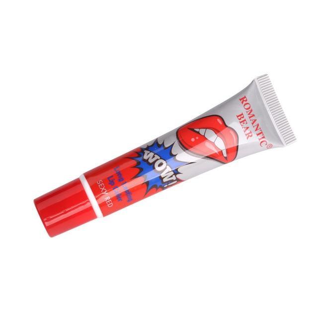 Waterproof Moisturizer Peel Off Lip Gloss Lip Gloss bemakeup Store deep red