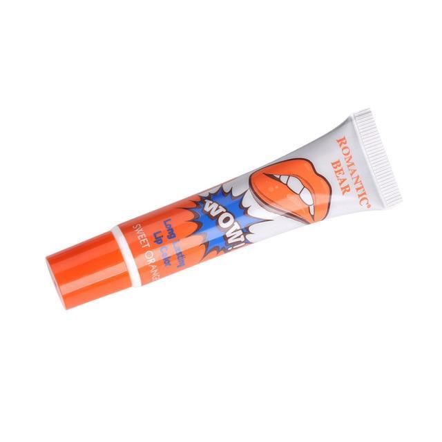 Waterproof Moisturizer Peel Off Lip Gloss Lip Gloss bemakeup Store Orange