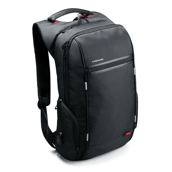 Waterproof Nylon Laptop Backpack Backpacks Kingsons official store Model B Black 13 Inch