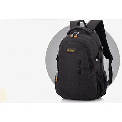Waterproof Nylon Polyester Backpack Backpacks Cooperate Happily Store Black