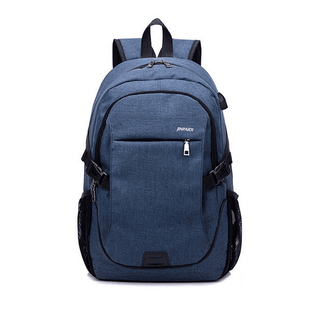 Waterproof Oxford Polyester Notebook Backpack for Men Backpacks Litthing Stylish Bags Store dark blue
