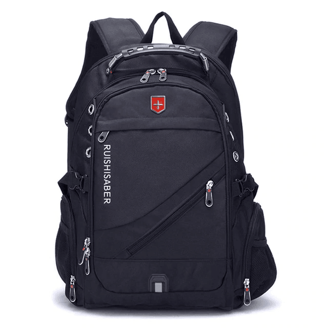 Waterproof Oxford Swiss Laptop Backpack Backpacks RUISHISABER Speciality Store Black 17 Inches