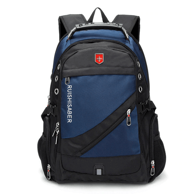 Waterproof Oxford Swiss Laptop Backpack Backpacks RUISHISABER Speciality Store Navy Blue 17 Inches