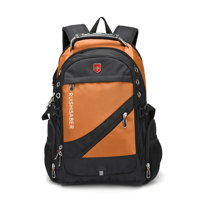 Waterproof Oxford Swiss Laptop Backpack Backpacks RUISHISABER Speciality Store Orange 17 Inches