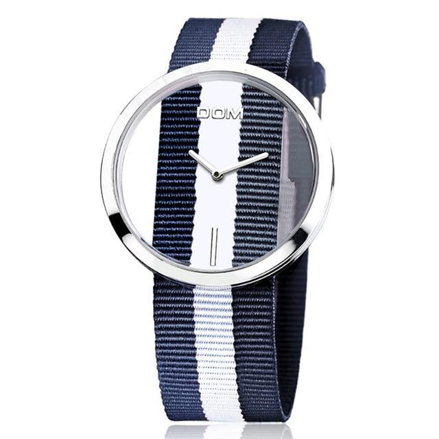 Waterproof Quartz Leather Strap Sport Watch Women's Watches DOM Official Store LP-205L-7M2