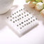 White Crystal Earrings Kit Pack Stud Earrings Elegant Lady's Jewelry Store