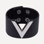 Wide Leather Bracelet for Women with V Word Design Cuff Bracelets D&D Official Store 10