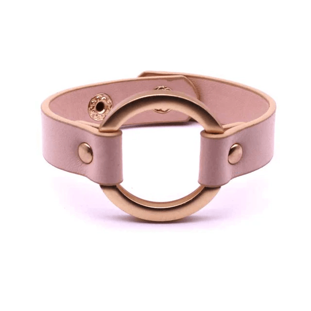 Wide Leather Bracelet for Women with V Word Design Cuff Bracelets D&D Official Store 4