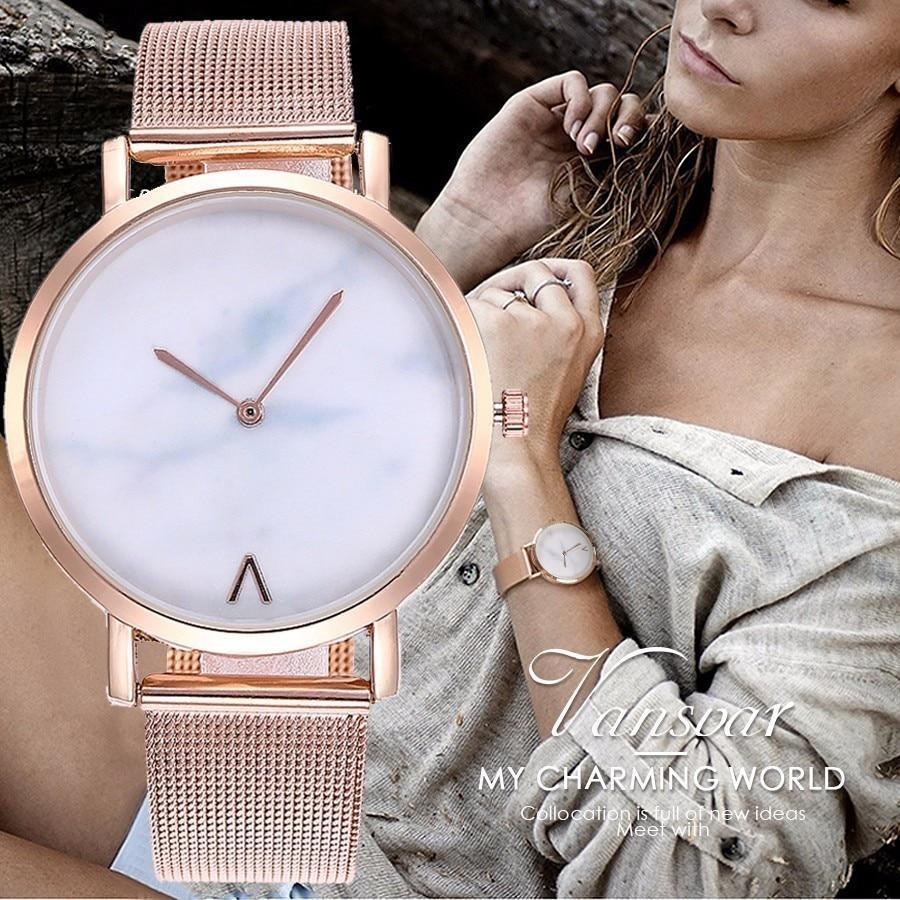 Women Stainless Steel Wrist-Watches Women's Watches Qstar Watch Store
