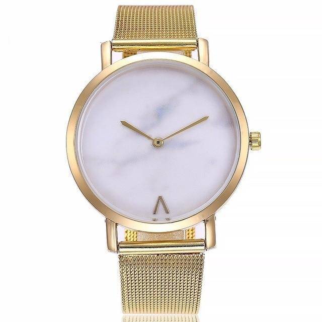 Women Stainless Steel Wrist-Watches Women's Watches Qstar Watch Store gold