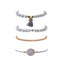 Women’s 4 in One Charm Bead Strand Bracelet With Variable Design Strand Bracelets HC Official Store
