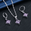 Women’s 925 Sterling Silver Pendant Bridal Jewelry Set With Crystal Bridal Jewelry Sets PATICO Official Store
