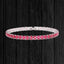 Womens Colorful Zirconia Cube Sleek Tennis Strand Bracelet Strand Bracelets UMODE Official Store