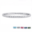 Womens Colorful Zirconia Cube Sleek Tennis Strand Bracelet Strand Bracelets UMODE Official Store