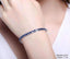 Womens Colorful Zirconia Cube Sleek Tennis Strand Bracelet Strand Bracelets UMODE Official Store Sapphire Color 17 cm