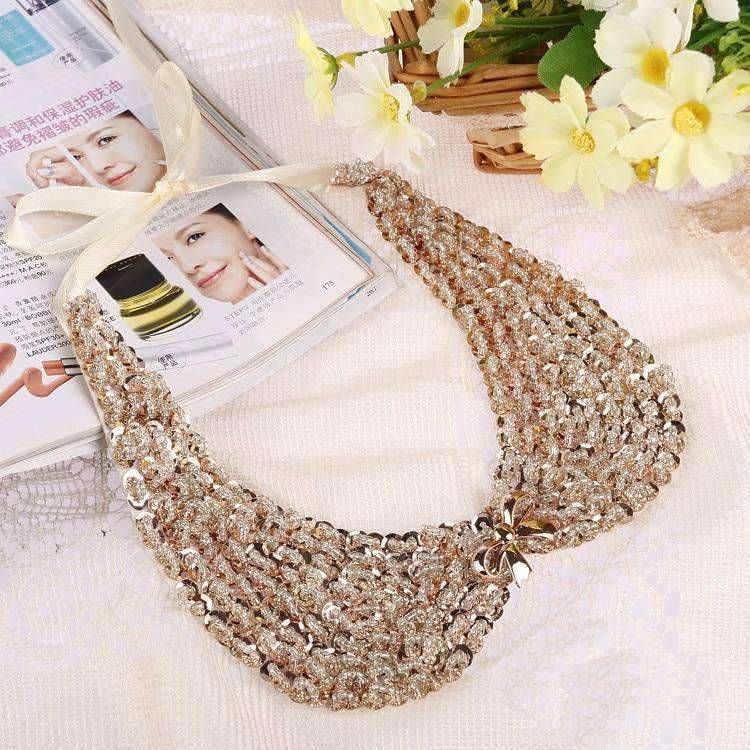 Women’s Knitted Collar Pendant Necklace Jewelry Clothing Pendant Necklaces The home of beautiful ornaments