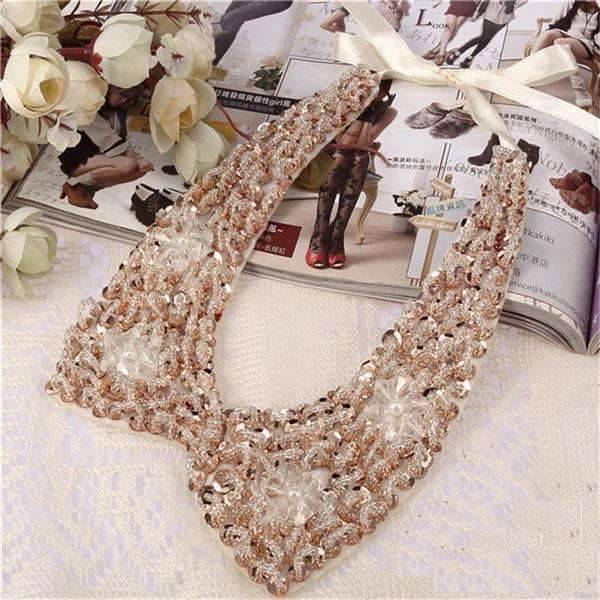 Women’s Knitted Collar Pendant Necklace Jewelry Clothing Pendant Necklaces The home of beautiful ornaments Style 4