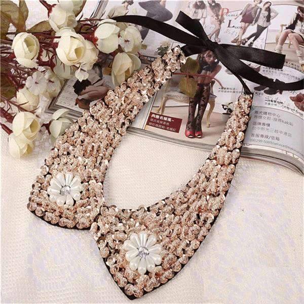 Women’s Knitted Collar Pendant Necklace Jewelry Clothing Pendant Necklaces The home of beautiful ornaments Style 6