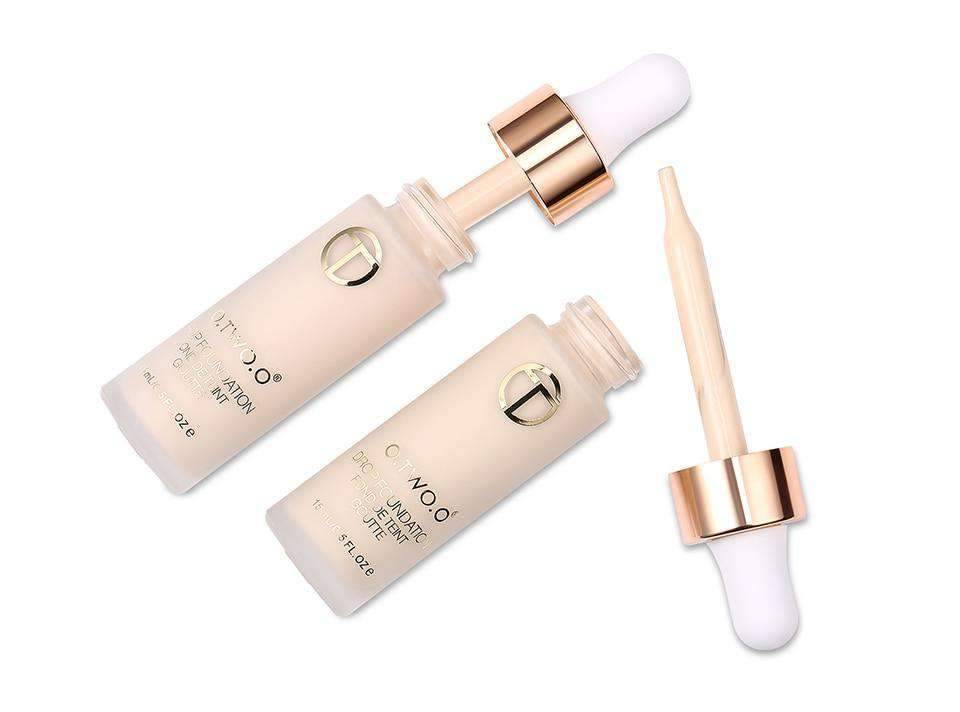 Women’s Long Lasting Dropper Liquid Face Foundation Makeup Face Foundation O.TWO.O Official Store 1
