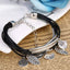Women’s Multilayer Strand Bracelet With Silver Leaves Strand Bracelets ZOSHI Official Store